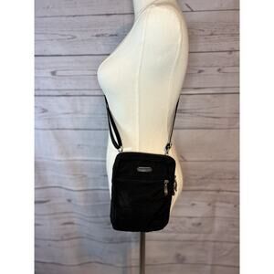 Baggallini Essential Convertible Crossbody Waist Bag Travel Wallet Purse Black